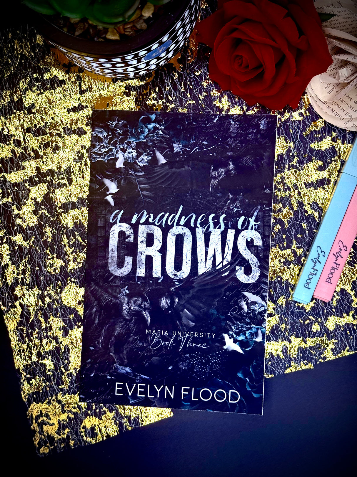 A Madness of Crows (Mafia University #3) - signed paperback