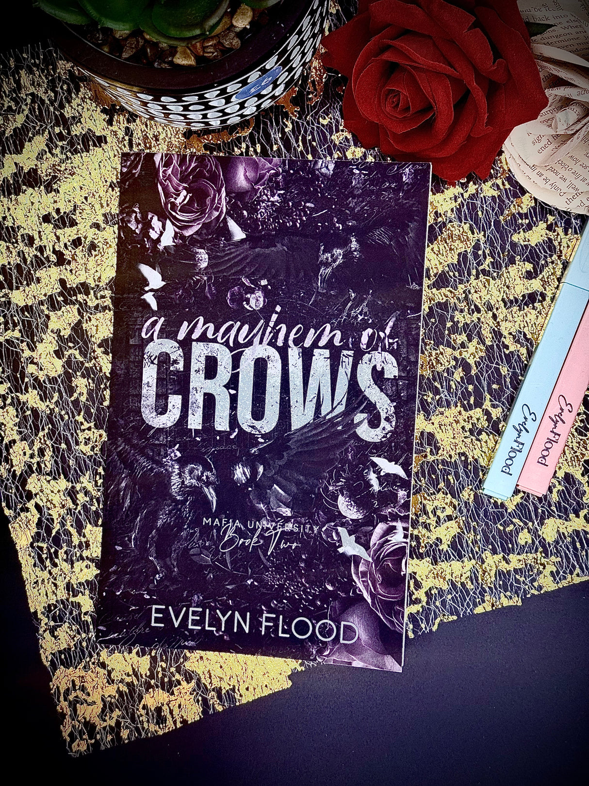 A Mayhem of Crows (Mafia University #2) - signed paperback